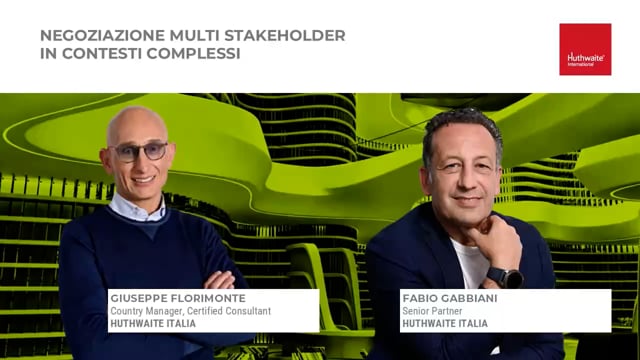 I comportamenti negoziali di successo HUTHWAITE