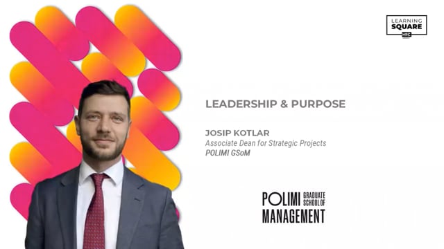 Purpose come guida per la strategia aziendale POLIMI GSoM